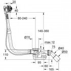 Слив-перелив-налив Grohe Talentofill 28990000