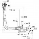 Слив-перелив-налив Grohe Talentofill 28991000