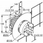 Скрытая часть смесителя Kludi Flexx Boxx 88011