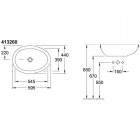 Раковина Villeroy & Boch Aveo new generation 413260R1