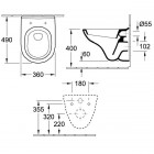 Унитаз подвесной Villeroy & Boch O.novo 56881001