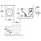 Унитаз подвесной Villeroy & Boch Architectura 568210R1