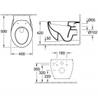 Унитаз подвесной Villeroy & Boch Aveo new generation 661210R1