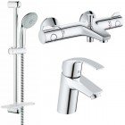 Набор для ванной комнаты Grohe Eurosmart Grohtherm 800 124422