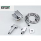 Смеситель с гигиеническим душем встраиваемый Besser Sq-01