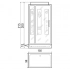 Душевая кабина River Lux Nil 150/90 СР