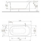 Ванна акриловая Am.Pm Joy W85A-150-070W-A