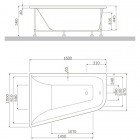 Ванна акриловая Am.Pm Spirit W72A-160L100W-A2