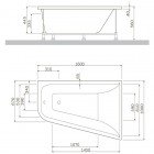 Ванна акриловая Am.Pm Spirit W72A-160R100W-A2