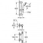 Смеситель для душа Grohe Grohtherm 800 34565000 с термостатом