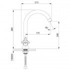 Смеситель для кухни Rossinka Silvermix RS41-72U