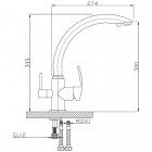 Смеситель для кухни Bennberg 20F5050 Bronze