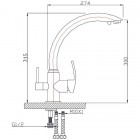 Смеситель для кухни Bennberg 20F5050 Chrome