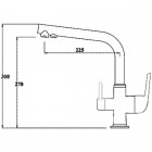 Смеситель для кухни Bennberg 20F5051 Bronze