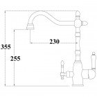 Смеситель для кухни Bennberg 20F5054-02 Bronze