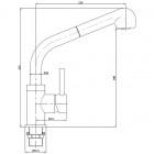 Смеситель для кухни Bennberg 20R313 Chrome