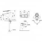 Смеситель для раковины Bravat Loop F1124182CP-RUS