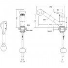 Смеситель для кухни Bravat Omega F785129CP-RUS