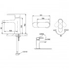 Смеситель для раковины Bravat Opal F1125183CP-RUS