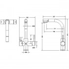 Смеситель для кухни Bravat Palace F729261CP-RUS