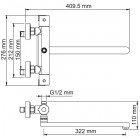 Смеситель универсальный WasserKRAFT Berkel 4822L Thermo