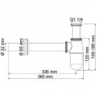 Сифон для раковины WasserKRAFT A071