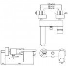 Смеситель для ванны Jaquar Ornamix Prime ORP-CHR-10119PM