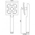 Ручной душ Jaquar Maze HSH-CHR-1655