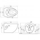 Унитаз подвесной Jaquar Fusion FSS-WHT-29951