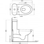 Унитаз Jaquar Solo SLS-WHT-6851P моноблок