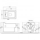 Унитаз подвесной Jaquar Fonte FNS-WHT-40951