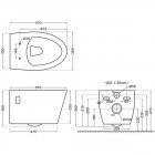 Унитаз подвесной Jaquar Vignette VGS-WHT-81951