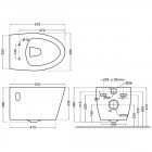 Унитаз подвесной Jaquar Vignette VGS-WHT-81953 безободковый