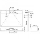 Поддон из литьевого мрамора WasserKRAFT Alme 15T07