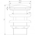 Донный клапан Lemark Jasmine LM6680ORB