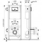 Инсталляция с унитазом Am.Pm Bliss L I012702/I014151/C531738SC