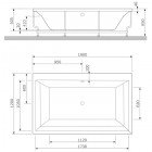 Ванна акриловая Am.Pm Admire W1AA-190-120W-A