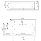 Панель фронтальная для ванны Am.Pm Bliss L W53A-170-075W-P