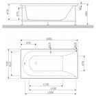 Панель фронтальная для ванны Am.Pm Inspire W5AA-170-075W-P64