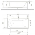 Каркас для ванны Am.Pm Inspire W5AA-170-075W-R64