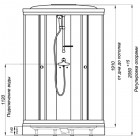 Душевая кабина Triton Стандарт А3 ДН3 квадраты 100x100