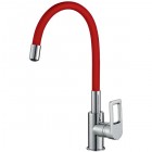 Смеситель для кухни Rossinka Silvermix Z35-35U-Red