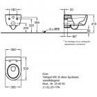 Унитаз подвесной Geberit iCon 204000000 (без сиденья)