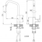 Смеситель для кухни Iddis Brick BRISBL0i05