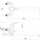 Смеситель универсальный Lemark Luna LM4157C