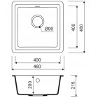 Мойка кухонная Iddis Tanto TU2P461i87