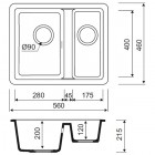 Мойка кухонная Iddis Tanto TU4W565i87