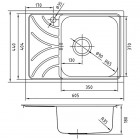 Мойка кухонная Iddis Arro ARR60SRi77