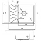 Мойка кухонная Iddis Reeva REE61SRi77