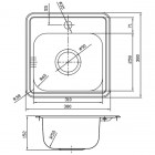 Мойка кухонная Iddis Strit STR38P0i77